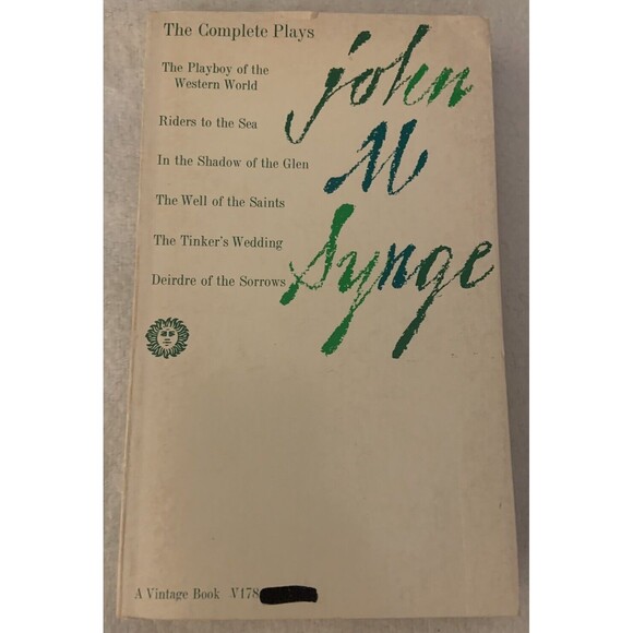 The Complete Plays of John M Synge A Vintage Book 1960 Very Good Paperback - Picture 1 of 3
